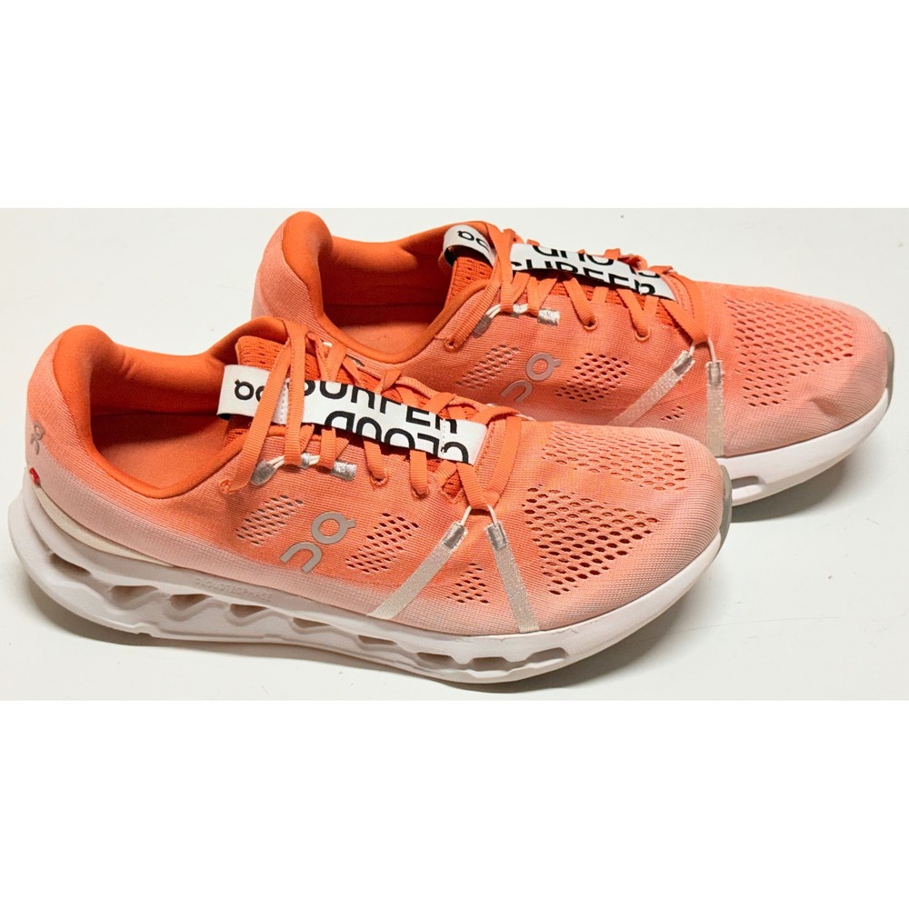 On Running Cloudsurfer Mens 11.5 Orange Pink‎ CloudTec Phase 3MD10421204